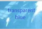 transparent blue / XS