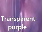 transparent purple / XS