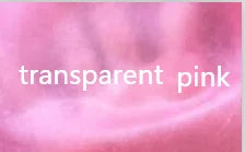 transparent pink / XS