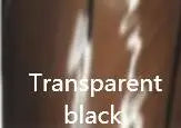 transparent black / XS