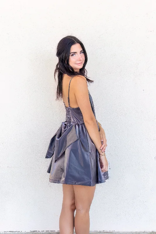 CORA METALLIC DRESS