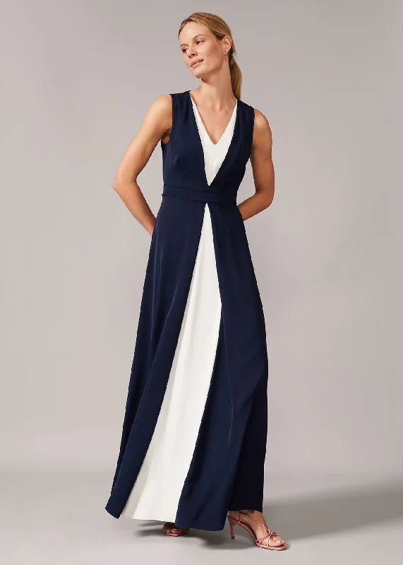 Addy Contrast Maxi Dress