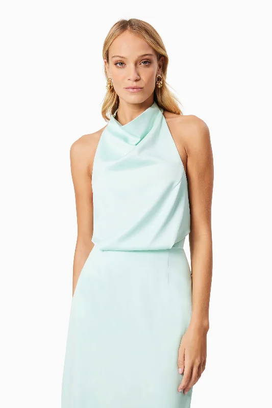 Aria Midi Cocktail Dress in Green