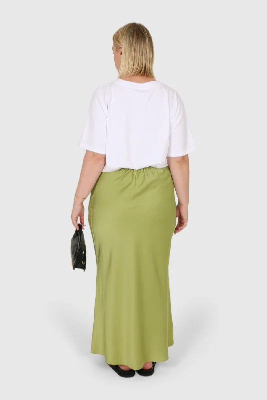 BIANCA MIDI SKIRT KIWI