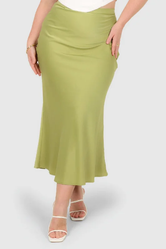 BIANCA MIDI SKIRT KIWI