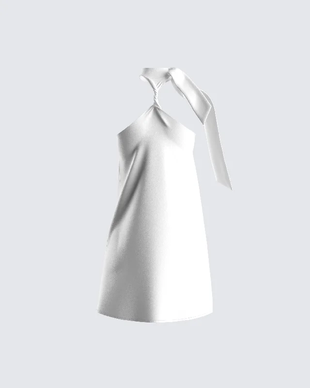 Chevis White Mini Dress