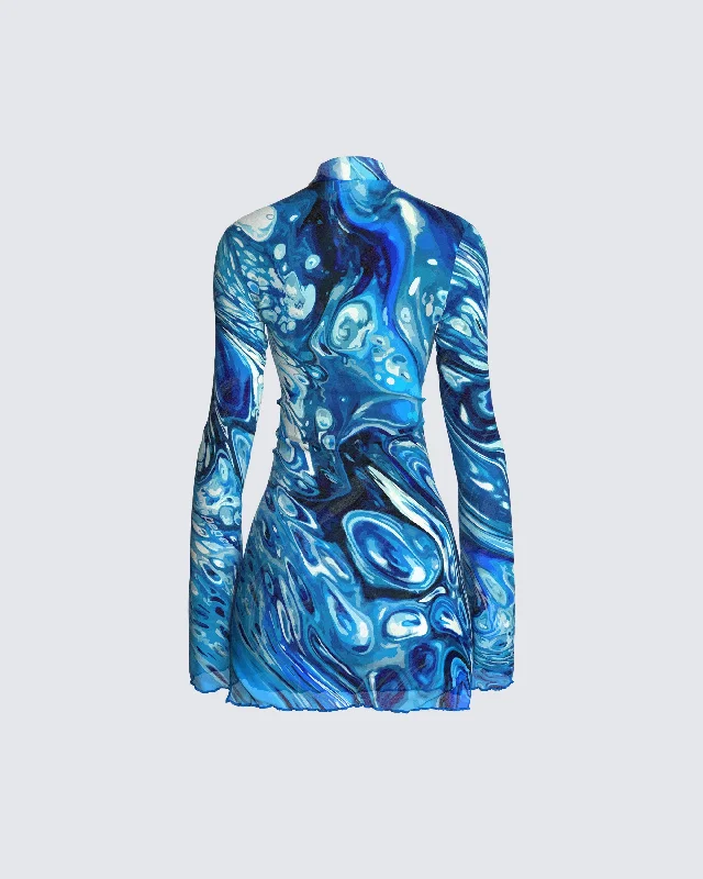 Dakota Abstract Print Mini Dress