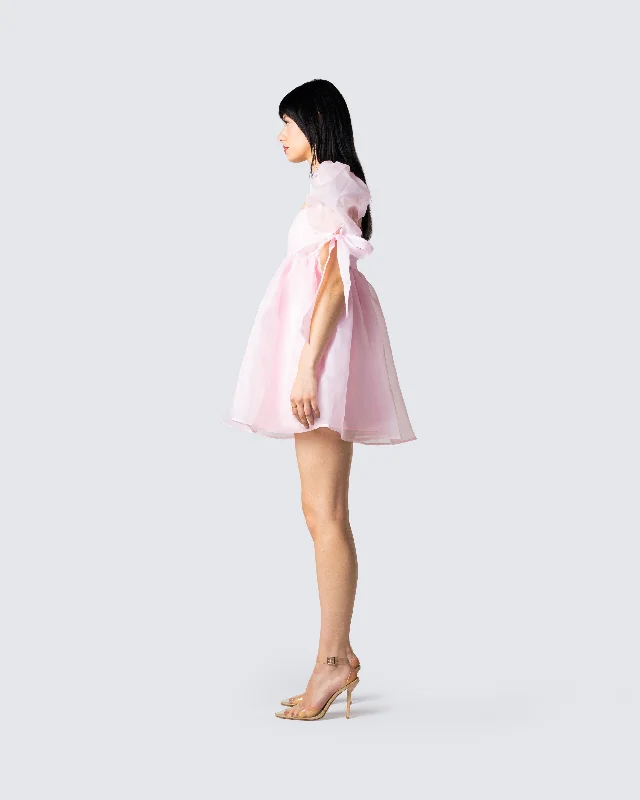 Emily Pink Mini Dress