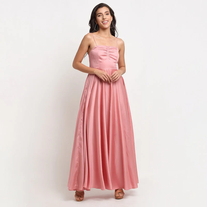 Tencel Maxi Dress | Pink