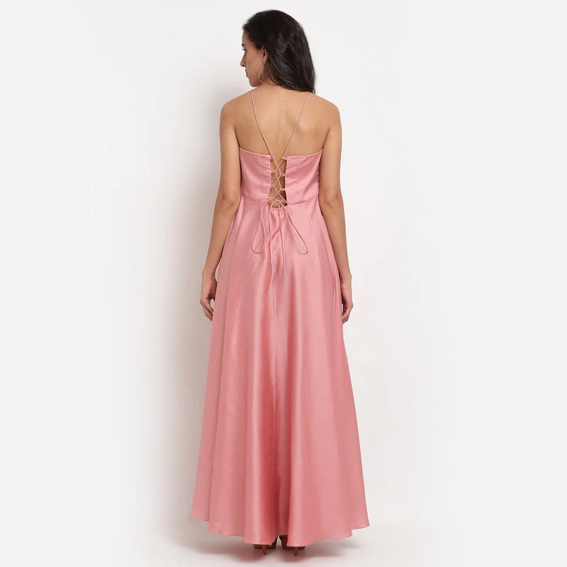 Tencel Maxi Dress | Pink