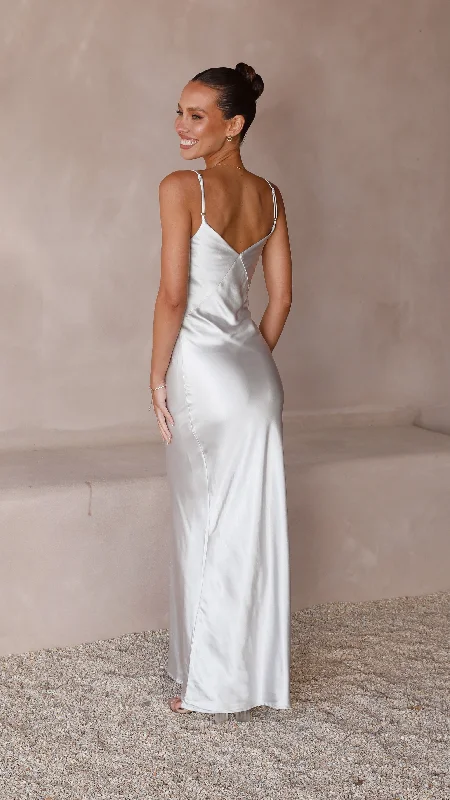 Gisella Maxi Dress - Silver