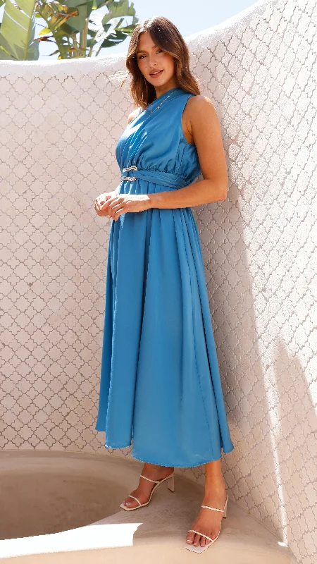 Hadas Maxi Dress - Teal