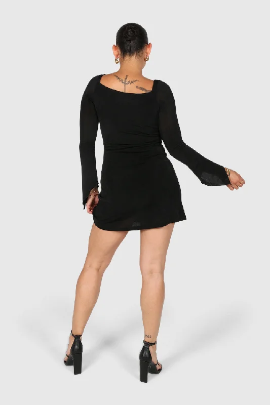 KENZIE MINI DRESS BLACK