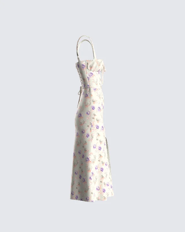 Kodi Floral Print Midi Dress