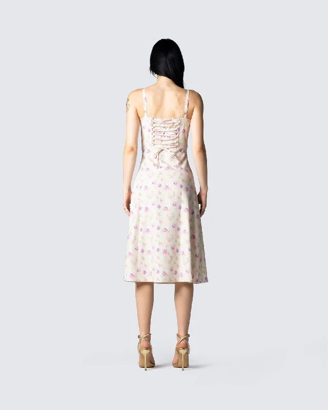 Kodi Floral Print Midi Dress