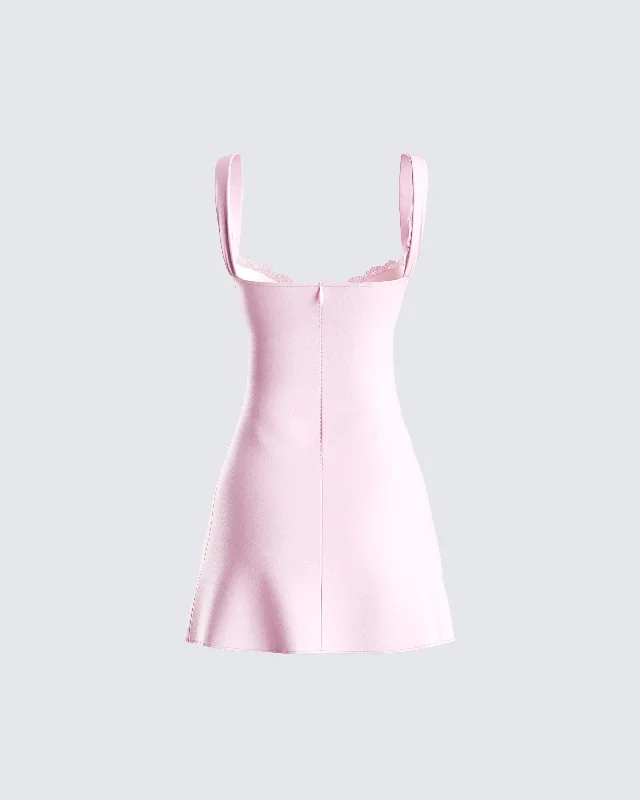 Mabel Pink Mini Dress