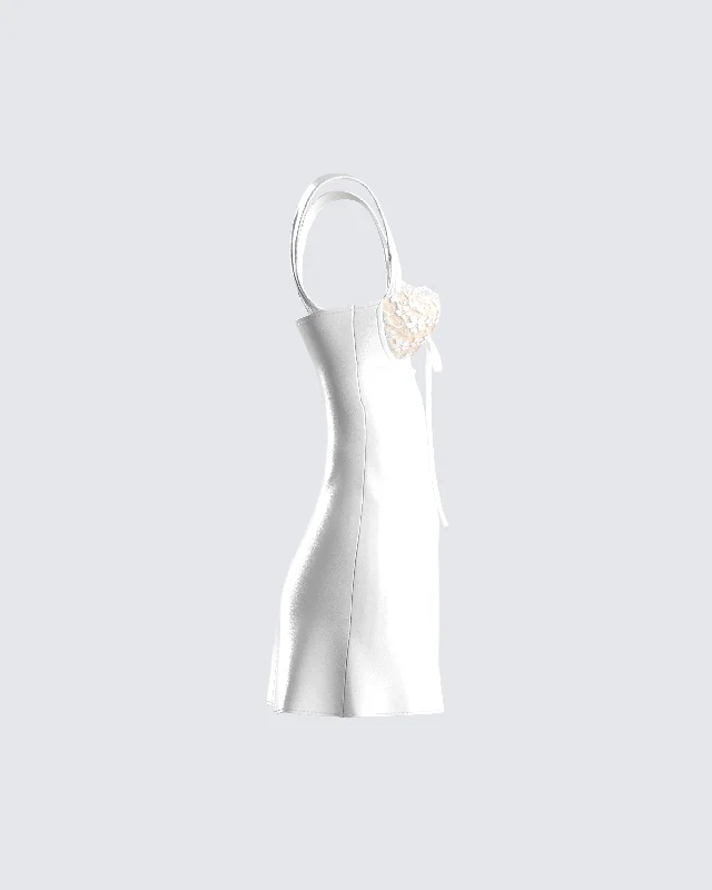 Mabel White Mini Dress