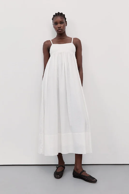 MAEVE WHITE MIDI DRESS