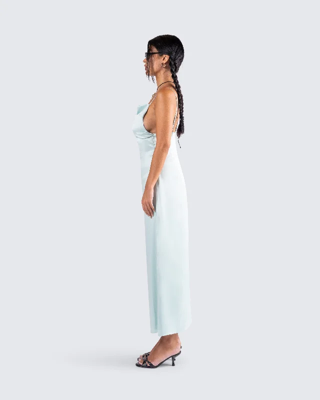 Piper Aqua Midi Dress