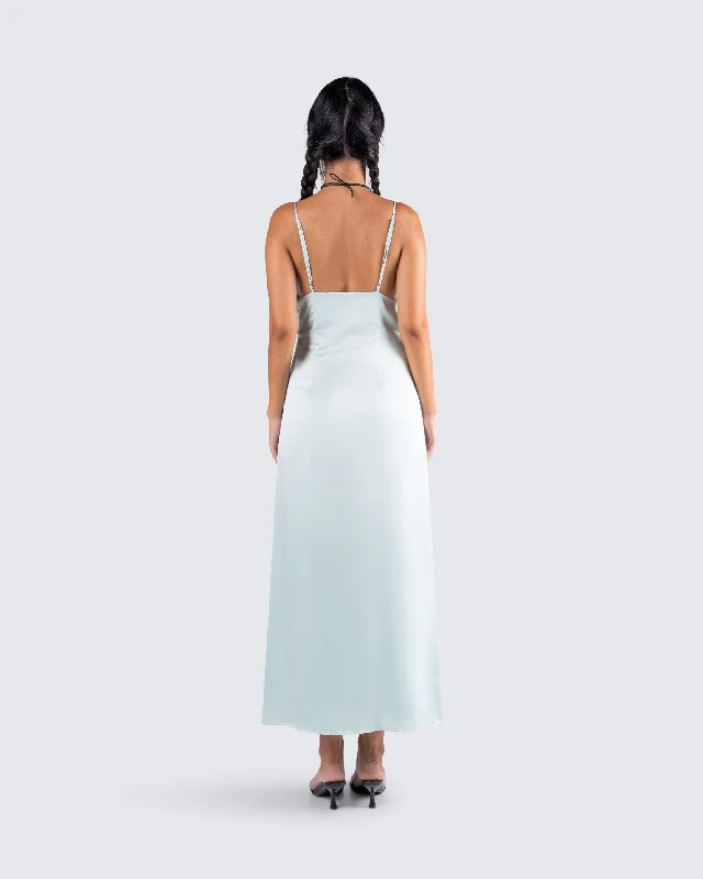 Piper Aqua Midi Dress