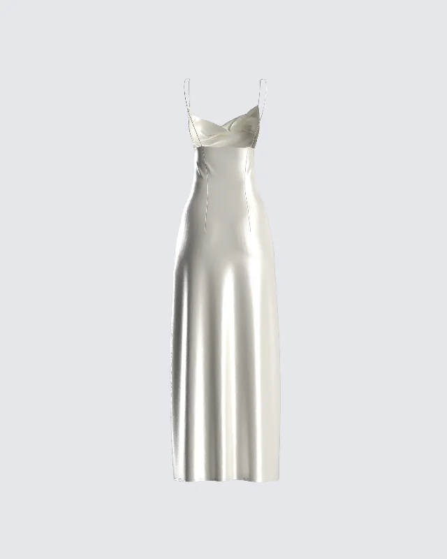 Piper Satin Midi Dress