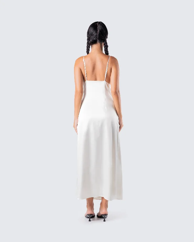 Piper Satin Midi Dress