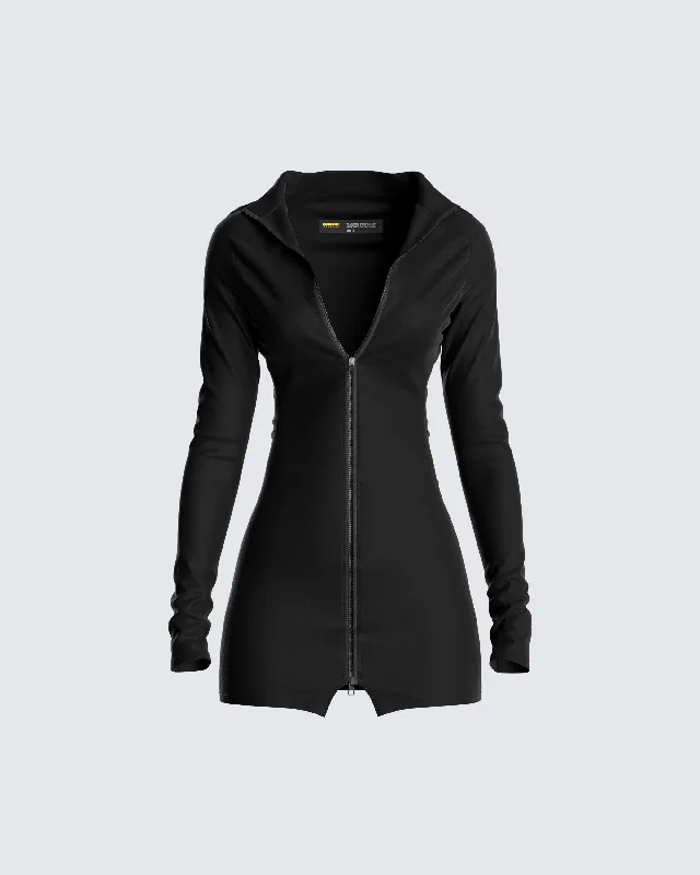 Rada Zip-up Mini Dress