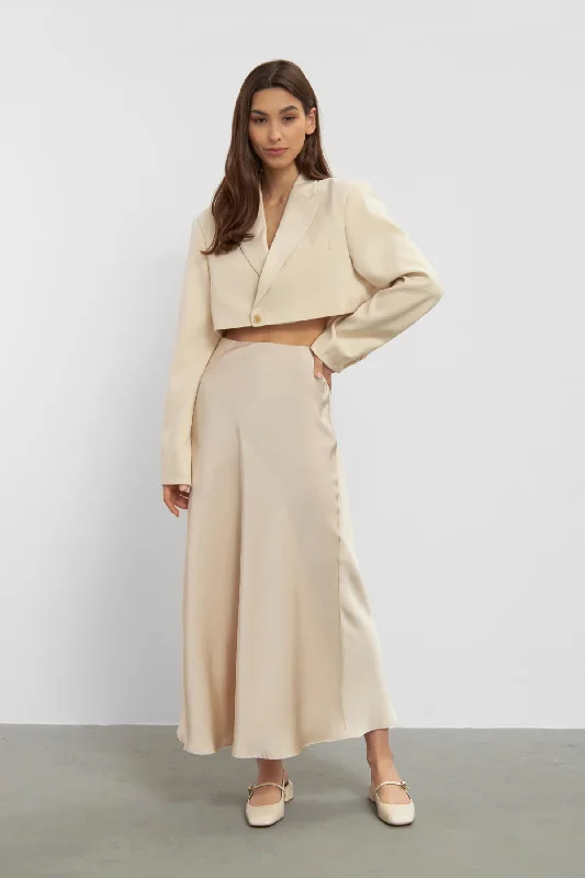 Gilmore Maxi Skirt - Beige