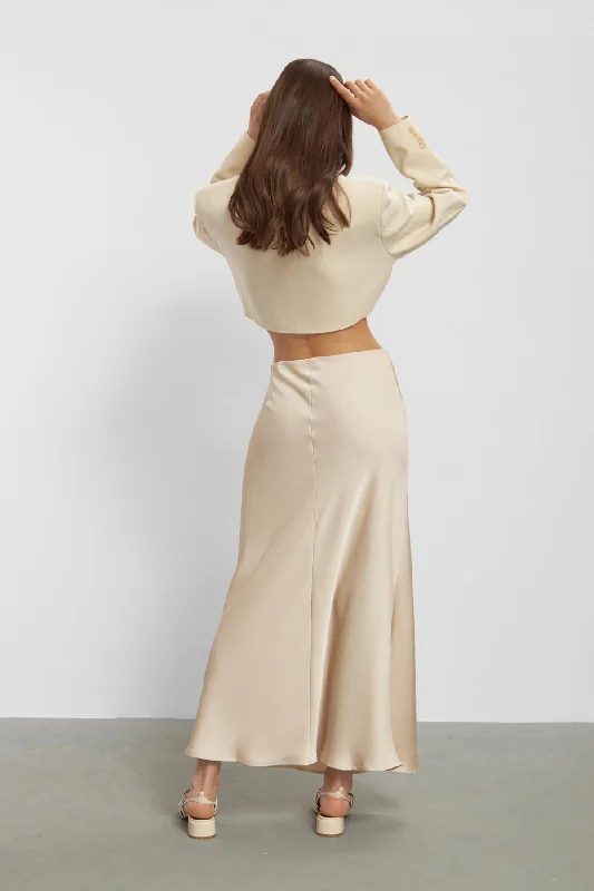 Gilmore Maxi Skirt - Beige