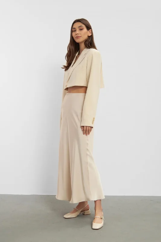 Gilmore Maxi Skirt - Beige