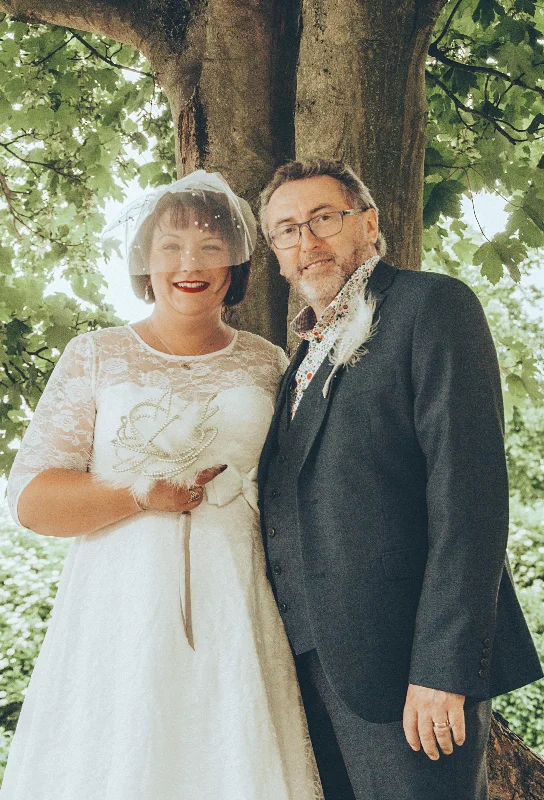 Madeline White Lace Bridal Dress