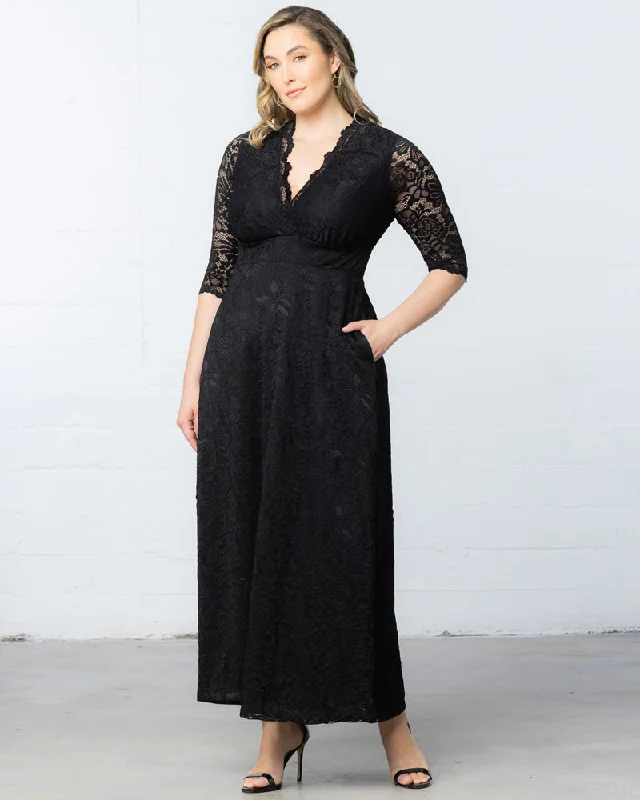 Maria Lace Evening Gown