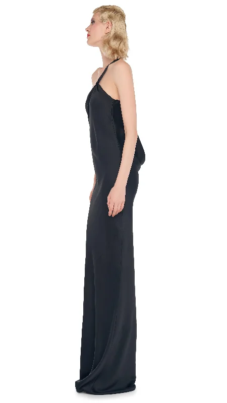 ONE SHOULDER BIAS GOWN