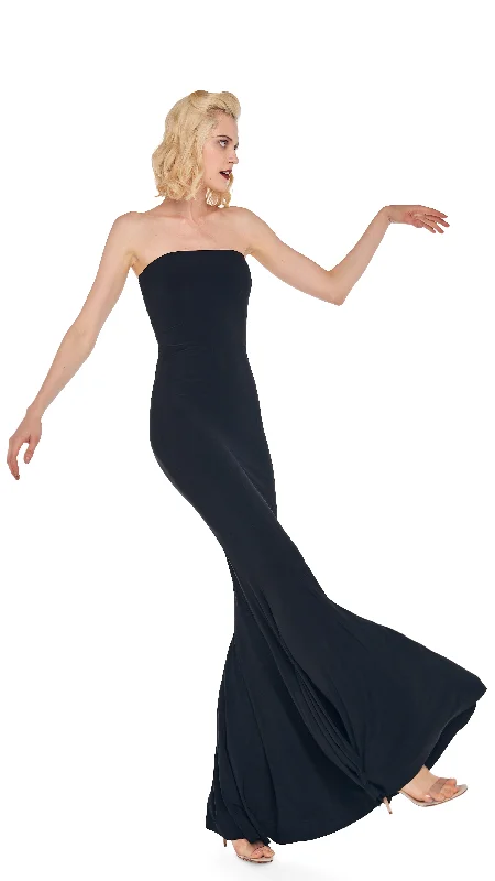 STRAPLESS FISHTAIL GOWN