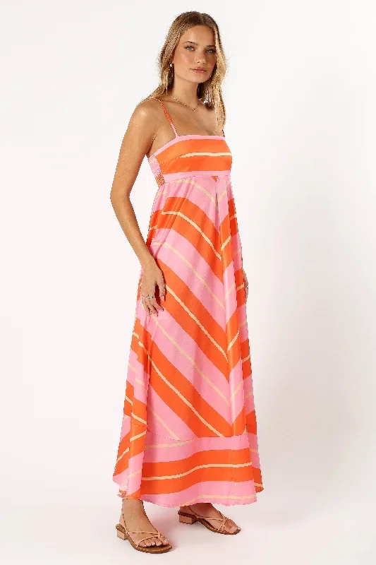 collie-midi-dress-orange-stripe