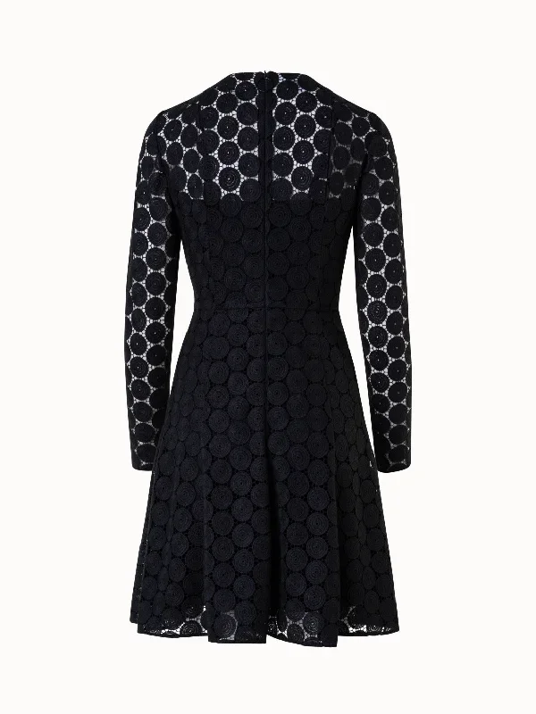 fit-and-flare-dress-in-dot-embroidery-black