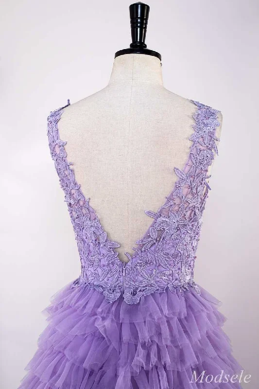 lavender-appliques-plunge-v-ruffle-tiered-long-prom-dress-with-slit