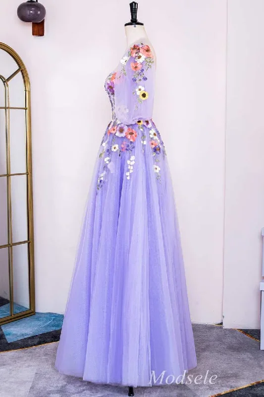 lavender-floral-appliques-sweetheart-a-line-long-prom-dress