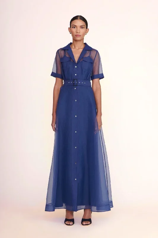 MILLIE DRESS | NAVY ORGANZA