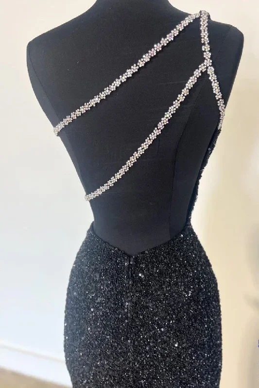 one-shoulder-sequin-rhinestone-keyhole-long-dress-with-slit